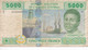 BILLETE DEL CONGO DE 5000 FRANCS DEL AÑO 2002  (BANKNOTE) - Republiek Congo (Congo-Brazzaville)