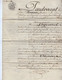 VP21.155 - AULNAY - Acte De 1849 - Vente De Terre Sise à LOIRE Par Mr LEGRAND à Mr VERNOUX - Manuscrits