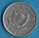 CONGO 1 LIKUTA 1967 KM# 8 - Congo (República Democrática 1964-70)