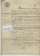 VP21.164 - NERE - Acte De 1837 - Contrat De Mariage De Mr Jean SALLE & Melle Marie BARBEAUD - Manuscrits