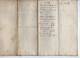 VP21.164 - NERE - Acte De 1837 - Contrat De Mariage De Mr Jean SALLE & Melle Marie BARBEAUD - Manuscrits