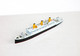 MERCATOR – M419 TIRPITZ - BATEAU NAVIRE PAQUEBOT - MINIATURE PLOMB - ECH: 1/1250 - MODELE REDUIT NAVAL (2811.46) - Bateaux