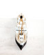 " AL " – 179A CORINTHIC – BATEAU NAVIRE PAQUEBOT - MINIATURE PLOMB - ECH: 1/1250 - MODELE REDUIT NAVAL (2811.50) - Schiffe