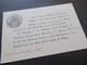 Frankreich 1920er Jahre Originale Einladungskarte Chambre De Commerce De Lyon Dejeuner Musée Lyonnais Des Arts Decorati - Tickets - Vouchers