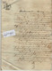 VP21.173 - AULNAY - Acte De 1827 - Echange De Terre Sise à NERE Entre Mme & Mr MONNET & Mme & Mr GEOFFROY - Manuscrits