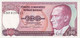 TURKEY TURQUIA 100 LIRASI P 194 1970 UNC SC NUEVO - Turquie