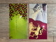 Lot De 2 Cartes Postales Salon Du Timbre 2004, Timbrées Avec Les Lisa Du Salon - 1999-2009 Viñetas De Franqueo Illustradas