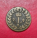 Belle Monnaie Louis XVIII De 1 Décime 1818 BB. Etat TB - Sonstige & Ohne Zuordnung