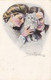 CPA ILLUSTRATIONS, SIGNED, CLARENCE F. UNDERWOOD- COUPLE WITH A CAT - Underwood, Clarence F.