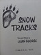 Jean George - Snow Tracks /  éd. E. P. Dutton & Co - 1970 - Science Fiction