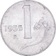 Monnaie, Italie, Lira, 1955, Rome, TB+, Aluminium, KM:91 - 1 Lira