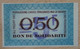 Prisonnier De Guerre 50 Centimes Surchargé 5 Francs Bon De Solidarité - Buoni & Necessità