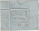 Brazil 1848 Complete Fold Cover Bahia To Porto Portugal Sea Mail Cancel 160 Reis + 40 Handwritten Foreign Ship Letters - Cartas & Documentos