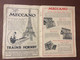 Delcampe - JEU DE CONSTRUCTION  MECCANO + Catalogue MECCANO & Trains HORNBY + Valise  ANNEES 1930 - Meccano