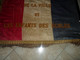 WW1rare Drapeau Union Des Mutiles De Guerre De La Region De Narbonne Offet Par Les Dames Et Enfants Des Ecoles1.20X105 X - Flaggen