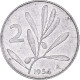 Monnaie, Italie, 2 Lire, 1954, Rome, TTB, Aluminium, KM:94 - 2 Liras