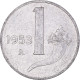 Monnaie, Italie, Lira, 1953, Rome, TB+, Aluminium, KM:91 - 1 Lire