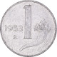 Monnaie, Italie, Lira, 1953, Rome, TB+, Aluminium, KM:91 - 1 Lira