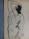Madeleine ROCH, Comédie Française, Dessin Original De Georges Breitel, Vers 1925, Encre De Chine, UNIQUE ; G 04 - Zeichnungen