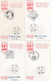 China, Republic Of Selection Of 15 Pre-Stamped Postal Cards Commemorative Cancels - Ganzsachen