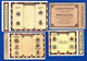 1237.EGYPT.4 OLD(CIRCA 1905) DIMITRINO CIGARETTE PACKETS PROMOTION SAMPLES,1st. LIGHT FAULTS - Tabaksdozen (leeg)