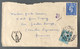 France, Taxe Sur Enveloppe D'Angleterre + Voir Griffe Au Verso - (A1587) - 1859-1959 Storia Postale