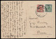 1951 LIBYA - EMISSIONE PER LA TRIPOLIOTANIA 2 Mal On 4, 4 Mal On 8 Sass.25,26 ON POSTCARD TO ROME - SIGNED BOTTACCHI - Tripolitaine