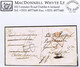 Ireland Donegal Military Dublin 1833 Letter From Sgt Cashon BALLYSHANNON/101 To Dublin, Oval POSTAGE *NOT*PAID* - Prephilately