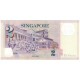 Billet, Singapour, 2 Dollars, KM:46, SUP+ - Singapore