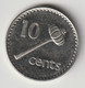 FIJI 2000: 10 Cents, KM 52a - Fiji