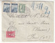 Turquie - Lettre Recom De 1938 ? - Oblit Pera - Exp Vers Paris - Covers & Documents