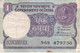 BILLETE DE LA INDIA DE 1 RUPEE DEL AÑO 1985   (BANKNOTE) - India