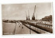 Real Photo Postcard, Dorset, Weymouth, Pier, Train, Crane, Footpath. - Weymouth