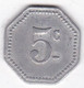 92 Hauts De Seine. Ville De Malakoff 5 Centimes , En Aluminium - Noodgeld