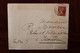 1915 Semeuse 5c Surcharge Croix Rouge France Cover Ww1 Wk1 Timbre Seul - Cartas & Documentos