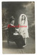 Girl Fille Enfant Child Oude Foto Plechtige Communie Communiefoto Old Photo Ancienne Cabinet Studio Holy Communion CPA - Zonder Classificatie