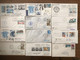 LOT Env. 119  ENVELOPPES TAAF TERRES AUSTRALES TERRE ADELIE DUMONT D'URVILLE EXPEDITIONS POLAIRES FDC + + + + + + - Collections, Lots & Series