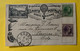 18629 - Luxembourg Carte Postale Par Ballon  08.09.1927 Pour Verviers Cachet D'arrivée Roodt - Covers & Documents