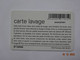 CARTE A PUCE CHIP CARD LAVAGE AUTO BP OFFERTE 6 UNITES - Car Wash