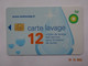 CARTE A PUCE CHIP CARD LAVAGE AUTO BP 12 UNITES - Autowäsche