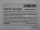 CARTE A PUCE CHIP CARD LAVAGE AUTO BP 12 UNITES - Car Wash Cards