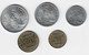 15N  -  COMORES - 1-2-5-10 Y 20 FRANCOS  1964- ( ESSAI )  PRUEBAS  EN- ALUMINIO Y BRONCE - MUY RARAS -  SC. - Comoros