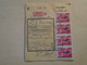 D191930  Hungary  - Parcel Delivery Note - Many Stamps  Tokod  1987 - Paketmarken