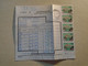 D191931  Hungary  - Parcel Delivery Note - Many Stamps  Lajosmizse -Szolnok  1987 - Paketmarken