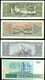 BRAZIL. 4 OLD DIFFERENT BANKNOTES, MONNAIES. UNCIRCULATED CURRENCY. IN EXCELLENT CONDITION. - Autres – Amérique