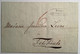 Fürstentum Liechtenstein Vorphilatelie RARITÄT 1828 Balzers Brief Nach Feldkirch, Österreich Attest Marxer (prephilately - ...-1912 Vorphilatelie