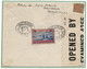 WW2 FAROE Islands 1945 FEROE Cover To USA THORSHAVN > Scotland > London > New-York ENGLAND CENSOR EXAMINER 4255 - Färöer Inseln