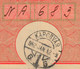 CAR VEHICLE AUTOMOBILE Fiscal Revenue Tax 1950 Hungary LABEL VIGNETTE 30 Ft 1952 KAPOSVÁR Postmark ​​​​​​​MBIK CAT. NO 5 - Steuermarken