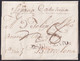 PREFI-791 CUBA 1816 STAMPLESS BLACK POSTMARK ISLAS DE BARLOVENTO HAVANA – BARCELONA. - Prephilately