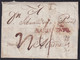 PREFI-792 CUBA 1803 STAMPLESS RED POSTMARK ISLAS DE BARLOVENTO HAVANA – MADRID. - Voorfilatelie